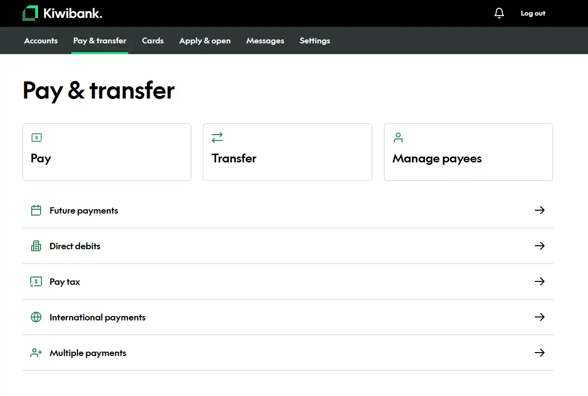 Kiwibank Desktop Image
